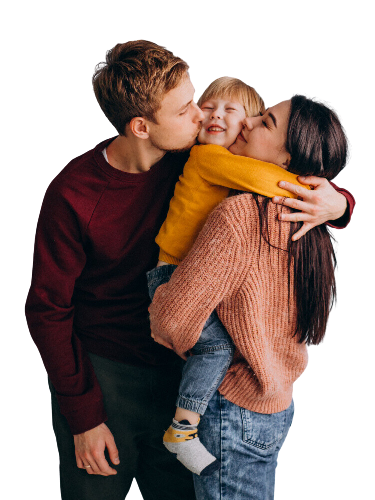 an image of a happy family